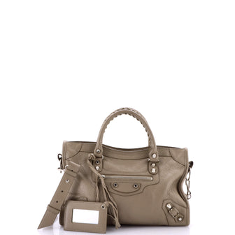 Balenciaga City Classic Studs Bag Leather Small