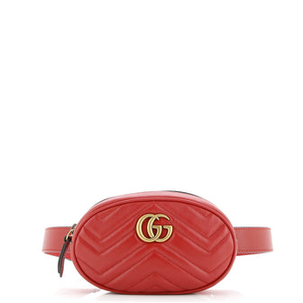 Gucci GG Marmont Belt Bag Matelasse Leather