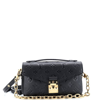 Louis Vuitton Pochette Metis Monogram Empreinte Leather East West