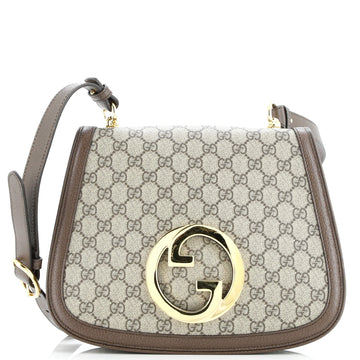 Gucci Blondie NM Flap Shoulder Bag Leather Medium