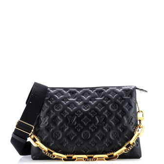 Louis Vuitton Coussin Bag Monogram Embossed Lambskin MM