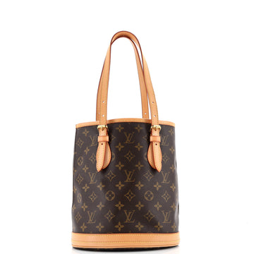 Louis Vuitton Petit Bucket Bag Monogram Canvas