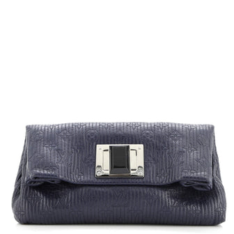 Louis Vuitton Altair Clutch Quilted Monogram Leather