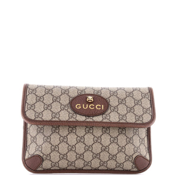 Gucci Neo Vintage Flap Belt Bag GG Coated Canvas