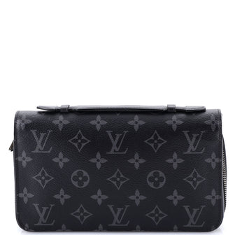 Louis Vuitton Zippy Wallet Monogram Eclipse Canvas XL
