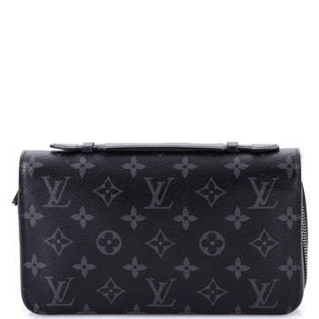 Louis Vuitton Zippy Wallet Monogram Eclipse Canvas XL