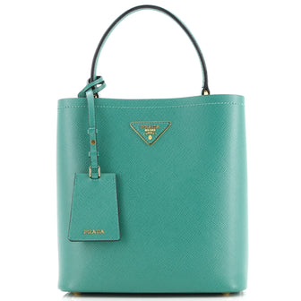 Prada Panier Bucket Bag Saffiano Leather Medium
