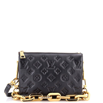 Louis Vuitton Coussin Bag Monogram Embossed Lambskin BB