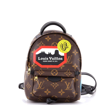 Louis Vuitton Palm Springs Backpack Limited Edition World Tour Monogram Canvas Mini