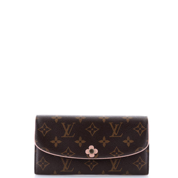 Louis Vuitton Emilie Wallet Limited Edition Blooming Flowers Monogram Canvas
