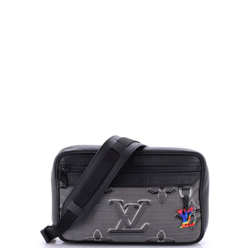Louis Vuitton Expandable Messenger Bag Limited Edition 2054 Monogram Textile