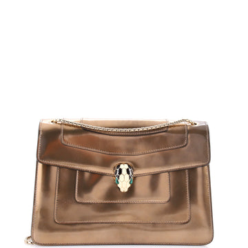 Bvlgari Serpenti Forever Shoulder Bag Patent Medium
