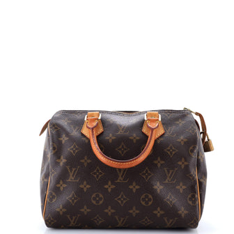Louis Vuitton Speedy Handbag Monogram Canvas 25