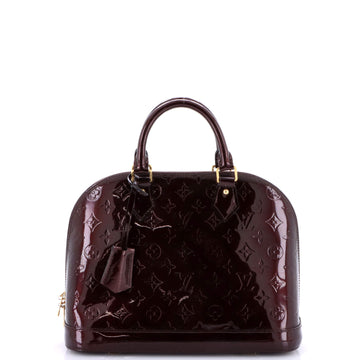 Louis Vuitton Alma Handbag Monogram Vernis PM