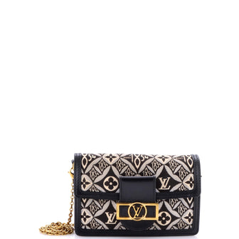 Louis Vuitton Dauphine Chain Wallet Limited Edition Since 1854 Monogram Jacquard