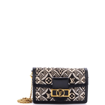 Louis Vuitton Dauphine Chain Wallet Limited Edition Since 1854 Monogram Jacquard