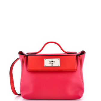 Hermes 24/24 Bag Bicolor Evercolor with Swift 21