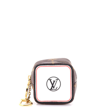 Louis Vuitton Game On Cube Coin Purse Keychain Limited Edition Game On Monogram Canvas