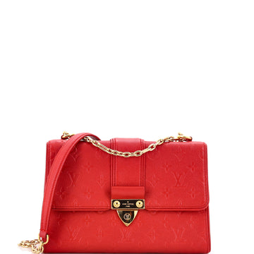 Louis Vuitton Saint Sulpice Handbag Monogram Empreinte Leather PM