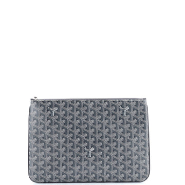 Goyard Senat Zip Pouch Coated Canvas MM