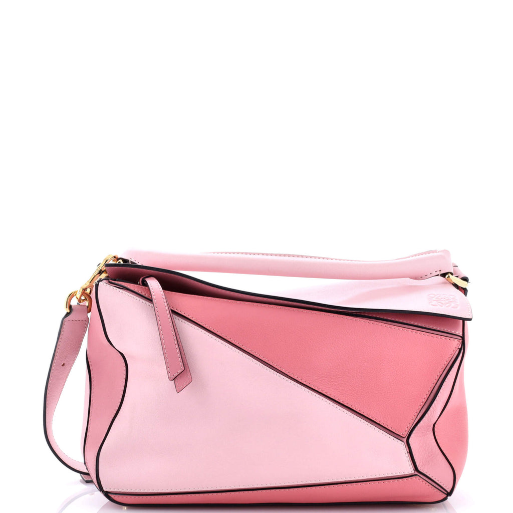 Loewe Puzzle Bag Leather Medium Pink 3623802