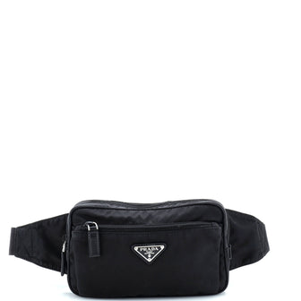 Prada Front Pocket Belt Bag Re-Nylon with Saffiano Leather