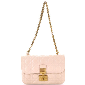 Christian Dior Dioraddict Flap Bag Cannage Quilt Lambskin Medium