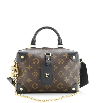 Louis Vuitton Petite Malle Souple Handbag Monogram Canvas