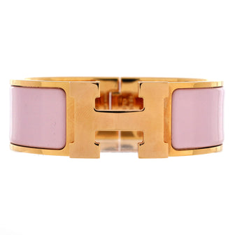 Hermes Clic H Bracelet Enamel Wide