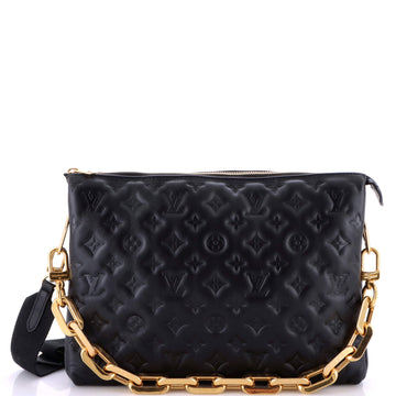Louis Vuitton Coussin Bag Monogram Embossed Lambskin MM