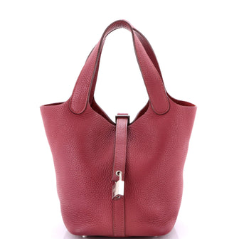 Hermes Picotin Lock Bag Clemence PM