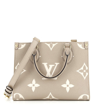 Louis Vuitton OnTheGo Tote Bicolor Monogram Empreinte Giant PM