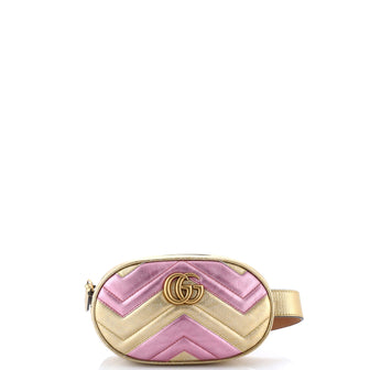 Gucci GG Marmont Belt Bag Matelasse Leather