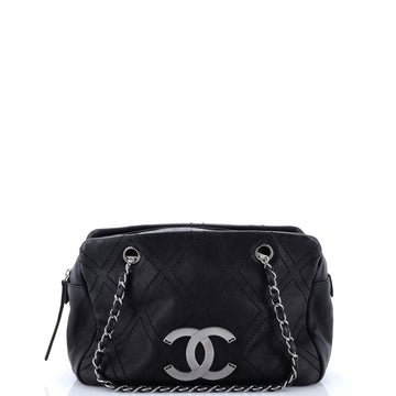 Chanel Diamond Stitch Tote Calfskin Small