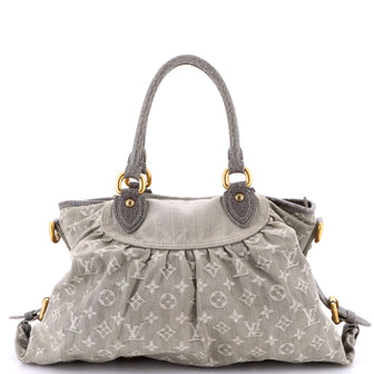 Louis Vuitton Neo Cabby Handbag Denim GM