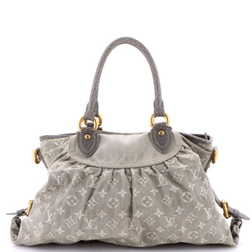 Louis Vuitton Neo Cabby Handbag Denim GM