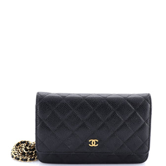 Chanel Wallet on Chain Quilted Caviar