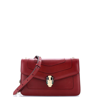 Bvlgari Serpenti Forever Shoulder Bag Leather Small