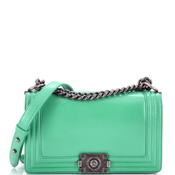 Chanel Reverso Boy Flap Bag Glazed Calfskin New Medium