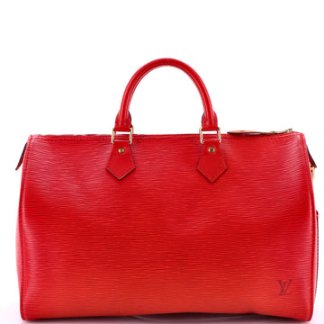 Louis Vuitton Speedy Handbag Epi Leather 35