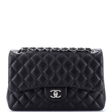 Chanel Classic Double Flap Bag Quilted Lambskin Jumbo
