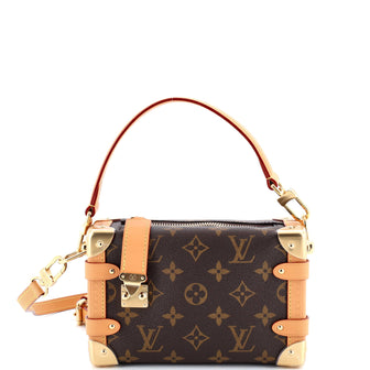 Louis Vuitton Side Trunk Handbag Monogram Canvas PM