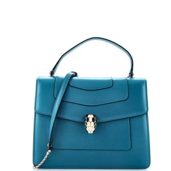 Bvlgari Serpenti Forever Top Handle Bag Leather Medium