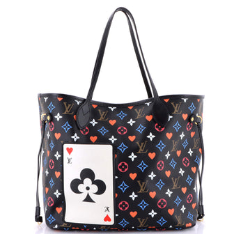 Louis Vuitton Neverfull NM Tote Limited Edition Game On Multicolor Monogram MM