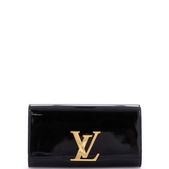 Louis Vuitton Louise Clutch Patent East West