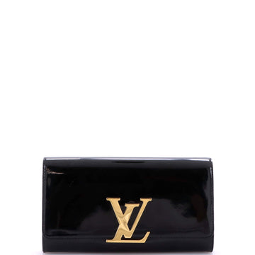 Louis Vuitton Louise Clutch Patent East West
