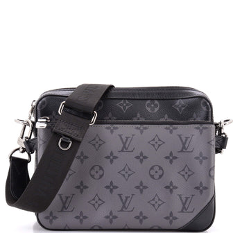 Louis Vuitton Trio Messenger Bag Reverse Monogram Eclipse Canvas
