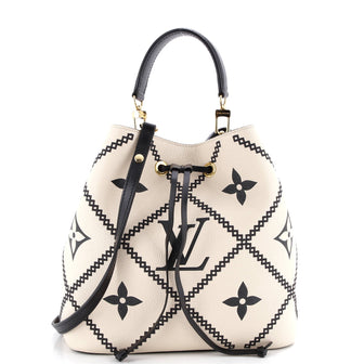 Louis Vuitton NeoNoe Handbag Monogram Empreinte Giant Broderies MM