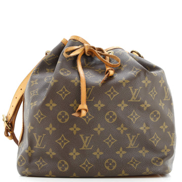 Louis Vuitton Petit Noe Handbag Monogram Canvas