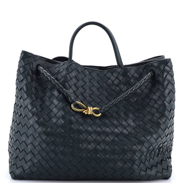 Bottega Veneta Andiamo Top Handle Bag Intrecciato Nappa Large